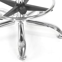 608-كرسي معمل ومختبرات قرص بمساند للأرجل من البولي...