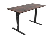 906- طاولة مكتب بني متغيرة الإرتفاع 120سم