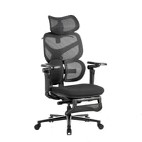 490-كرسي نيو ميش أسود فاخر - للجيمر والأعمال المكت...