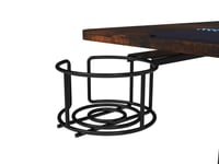 906- طاولة مكتب بني متغيرة الإرتفاع 120سم