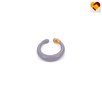 خاتم بخمسة الوان بطرف ذهبي