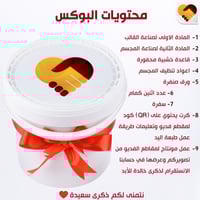 بوكس مجسم الذكرى لاربعة اشخاص