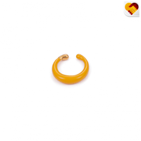 خاتم بخمسة الوان بطرف ذهبي