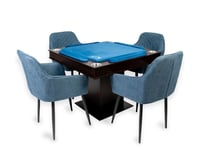 بكج طاولة البلوت بلس | طاولة بلوت مع درج مرتفعة مع...