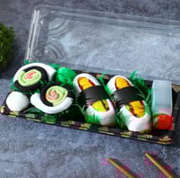 جوارب فكاهية بتصميم السوشي الفريد - زوجين