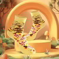 جوارب البيتزا المبتكرة - زوج واحد