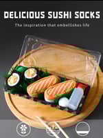 جوارب فكاهية بتصميم السوشي الفريد - زوجين