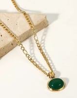 سلسلة حجر ال JADE الطبيعي