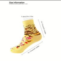 جوارب البيتزا المبتكرة - زوج واحد