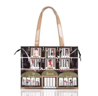 حقيبة كتف Harrods الأنيقة - تصميم واجهة المتجر الش...