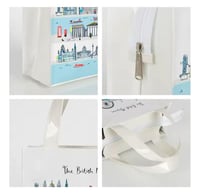 حقيبة هارودز بطبعات المتحف البريطاني -مقاس وسط