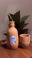 نقصة رمضان-فخار مـاء مرسوم يدوياً