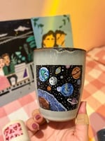 كوب 300مل مرسوم يدوياً- (the Planets)