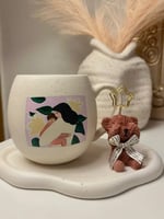 كوب مرسوم يدوياً-إحتواء أُم-وردي