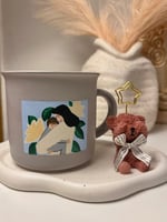 كوب مرسوم يدوياً-إحتّواء أُم-