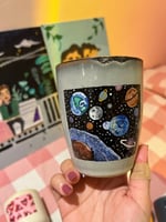 كوب 300مل مرسوم يدوياً- (the Planets)