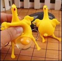 1 قطعة ميدالية إبداعية مضحكة على شكل دجاجة تنفيس س...