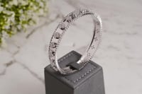 اسورة و خاتم زركون بتصميم الألماس مطلي ذهب عيار 18...