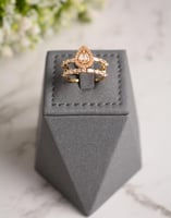 خاتم ذهبي زركون بتصاميم الالماس [289]