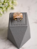 خاتم ذهبي زركون بتصاميم الالماس [307]