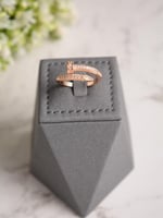 خاتم ذهبي زركون بتصاميم الالماس [284]