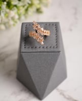 خاتم ذهبي زركون بتصاميم الالماس [303]