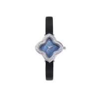 ساعة نسائية بسير باللون الاسود [458]