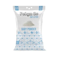 فيلاين قو رمل بنتونيت للقطط برائحة بودرة الاطفال 1...