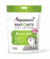 رمل قطط سيقنتشر7 بالتفاح الاخضر 10 لتر بينتونايت
