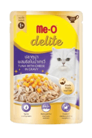 اظرف ميو طعام رطب تونا مع الجبن 70غ Me-O