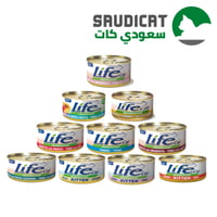 لايف كات معلبات من LifeCat متعدد النكهات wet food