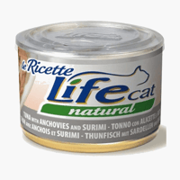 لايف كات 150 غ - تونا مع الانشوفة و السوريمي