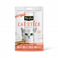 كت كات مكافأة أعواد الدجاج والسلمون 15غ