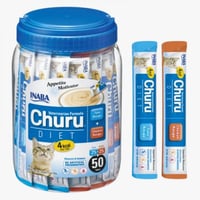 تشورو اينابا مكافأت دايت للقطط ظرف تونا ودجاج 50*1...