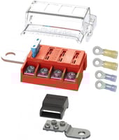 علبة فيوزات بلو سي على إصبع البطارية مع موزع سالب