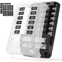 علبة فيوزات مع موزع سالب 6 و 12 منفذ