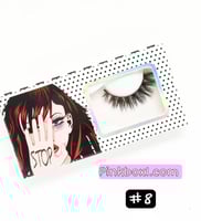 رموش #8 شعر طبيعي تستخدم اكثر من 25 مره