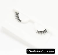 LNL4 clear band رموش طبيعية طرف باند شفاف مع ملقط...