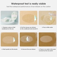 ملصق واقي الأذن البلاستيكي للسباحة أو الاستحمام