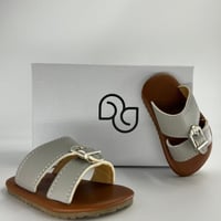 نعال خليجي للاطفال باللون الرمادي