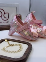 حذاء الاميرة مع خلخال