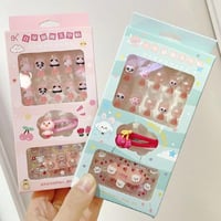 اظافر اطفال بملصقات