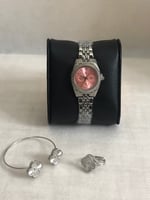 طقم ساعة بناتي