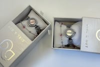 ساعة الوردة شبيهة شانيل باسورة للأطفال