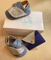 نعال زبيري للاطفال بلونه الأزرق السماوي