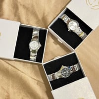 ساعة مواليد فضي