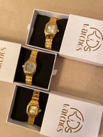 ساعة ذهبي شبيهة ادمر مربع