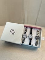 طقم مواليد ثلاثي ملصق ساعة لاتعمل