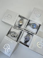 ساعة شبيهة رولكس ملونة