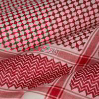 شال احمر الفارس شتوي